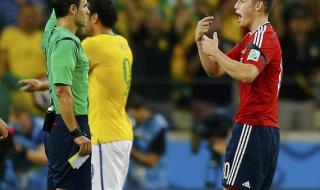 哥伦比亚对巴西世界杯